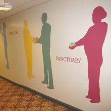 Victoria Febrer creates Entrance Hall Mural for the Covenant House