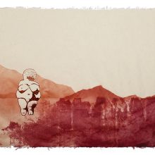 Obra de Victoria Febrer en la exposición MUJERES10 en Valencia